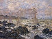 Claude Monet Fishing Nets at Pouruille oil painting reproduction